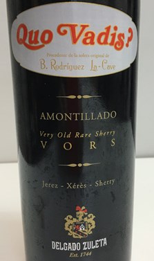 Quo Vadis? Amontillado VORS